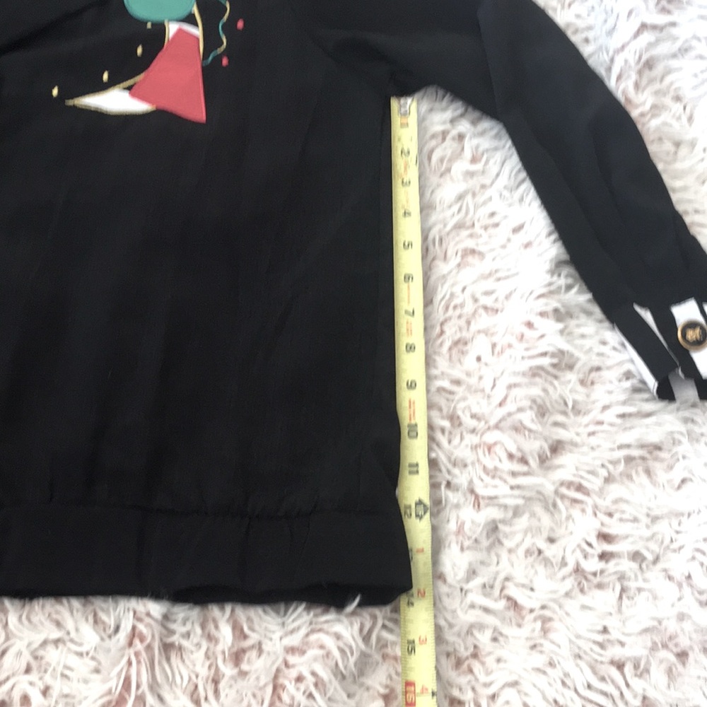 🍿VTG 80s abstract print blouse - Picture 11 of 12
